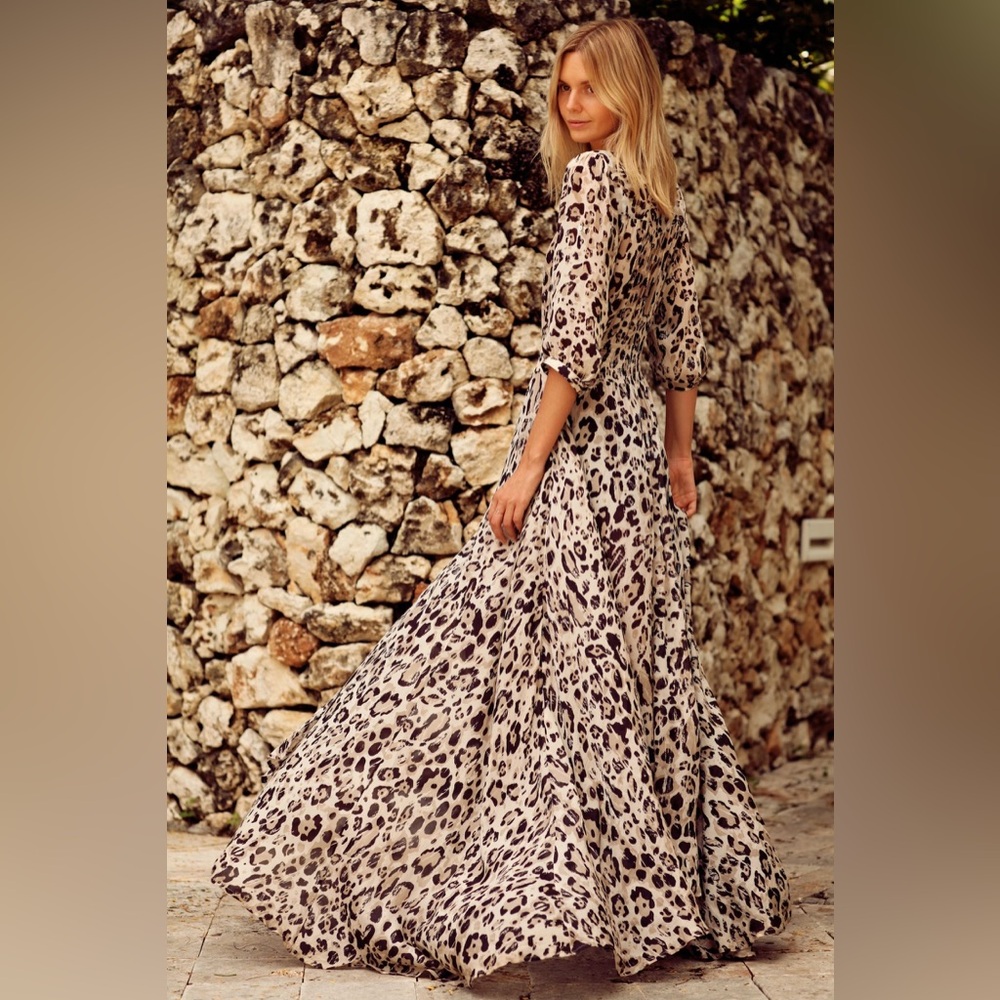 Spell Wild Ones Gown Leopard Print L